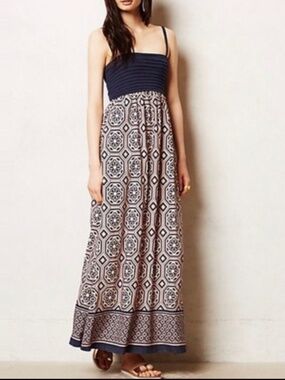 Lilka Anthropologie Carreau maxi dress